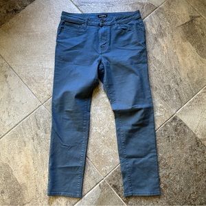 Express Basic Denim Storm Blue Slim Pants 33x30